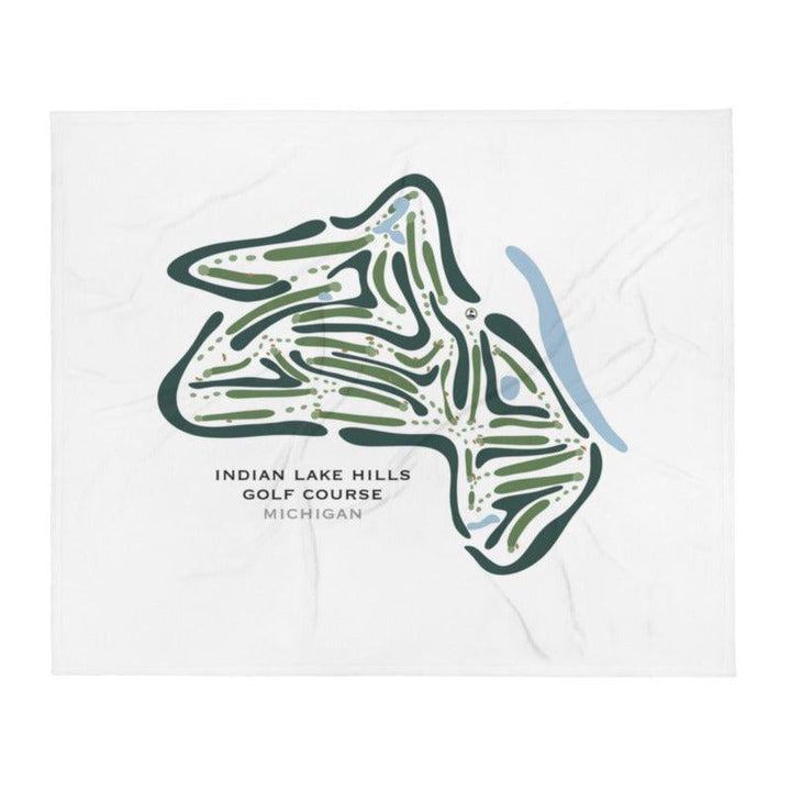 Indian Lake Hills Golf Course, Michigan - Printed Golf Courses - Golf Course Prints