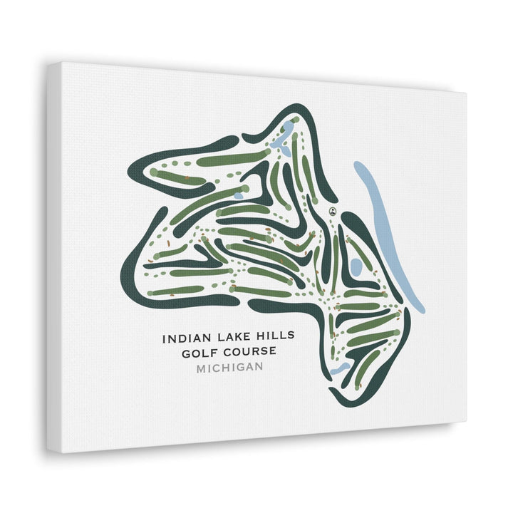 Indian Lake Hills Golf Course, Michigan - Printed Golf Courses - Golf Course Prints