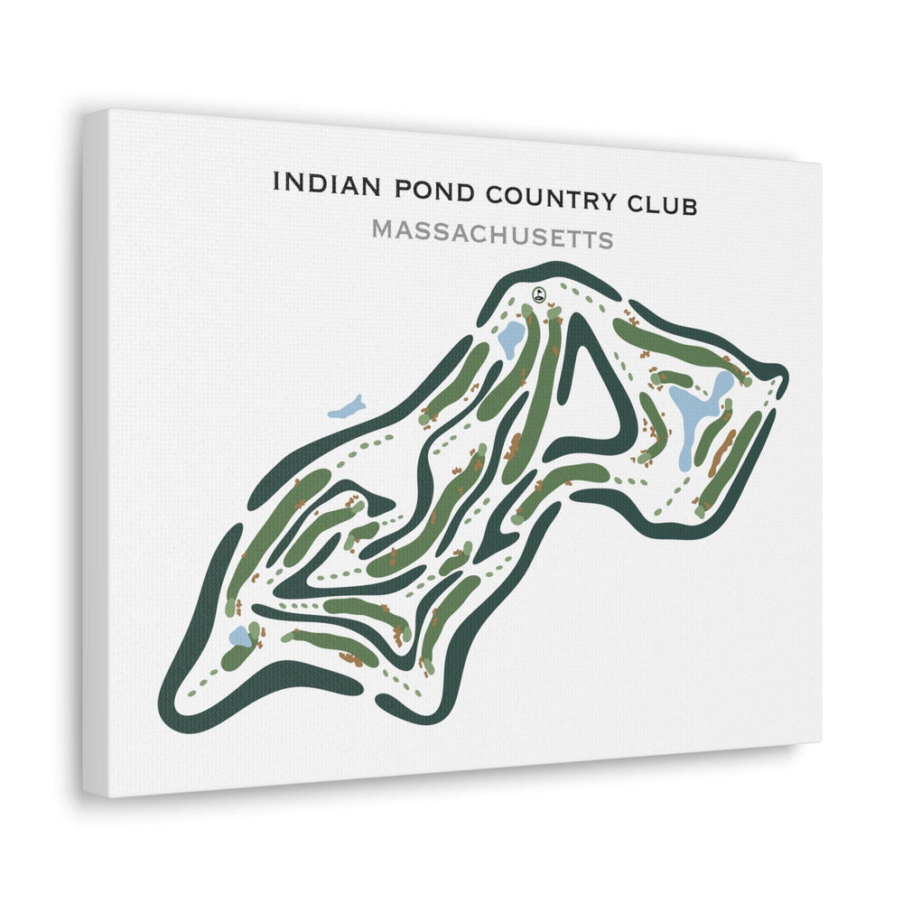 Indian Pond Country Club, Massachusetts - Printed Golf Courses - Golf Course Prints