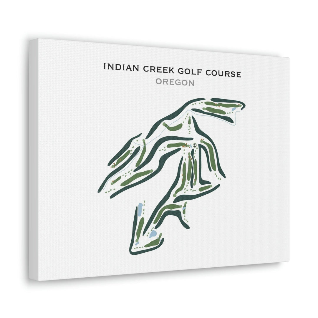 Indian Creek Golf Course, Oregon - Printed Golf Courses - Golf Course Prints