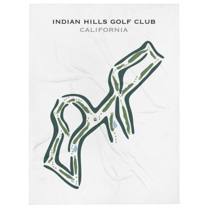 Indian Hills Golf Club, California - Printed Golf Courses - Golf Course Prints