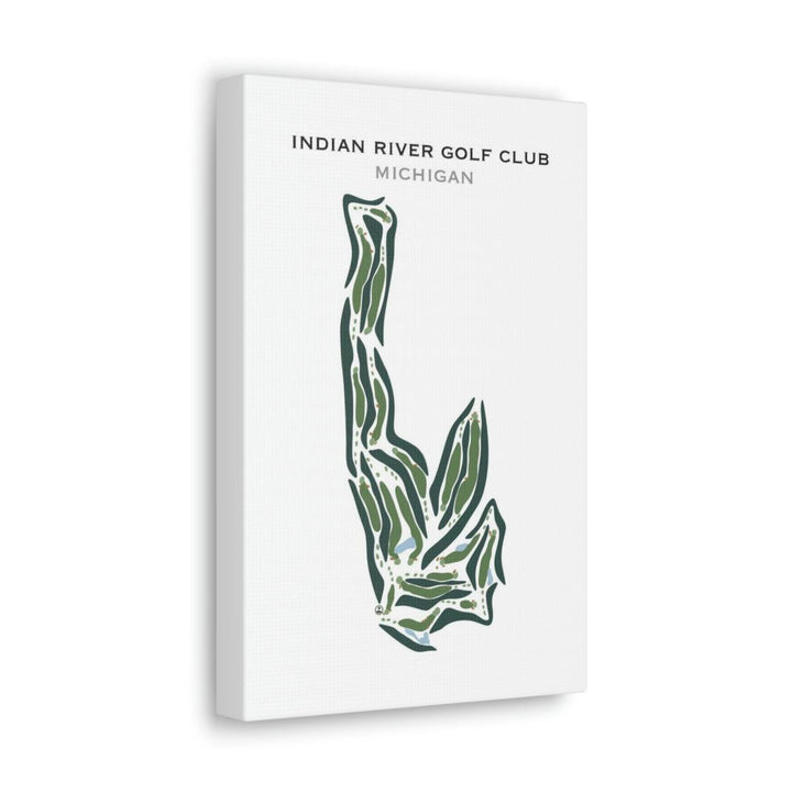 Indian River Golf Club, Michigan - Printed Golf Courses - Golf Course Prints