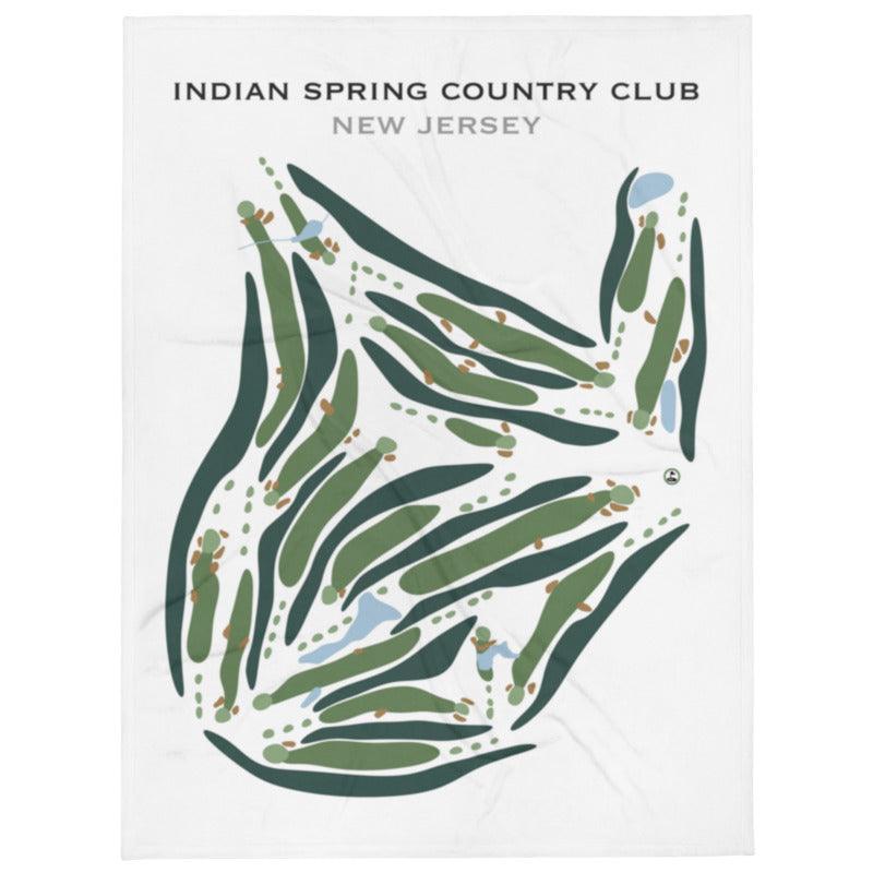 Indian Spring Country Club, New Jersey - Printed Golf Courses - Golf Course Prints
