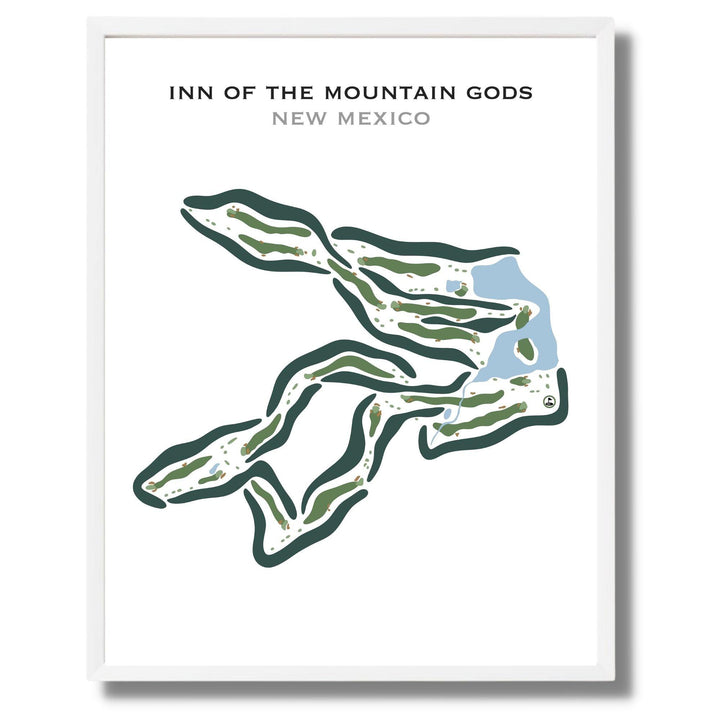 Inn of the Mountain Gods, New Mexico - Printed Golf Courses - Golf Course Prints