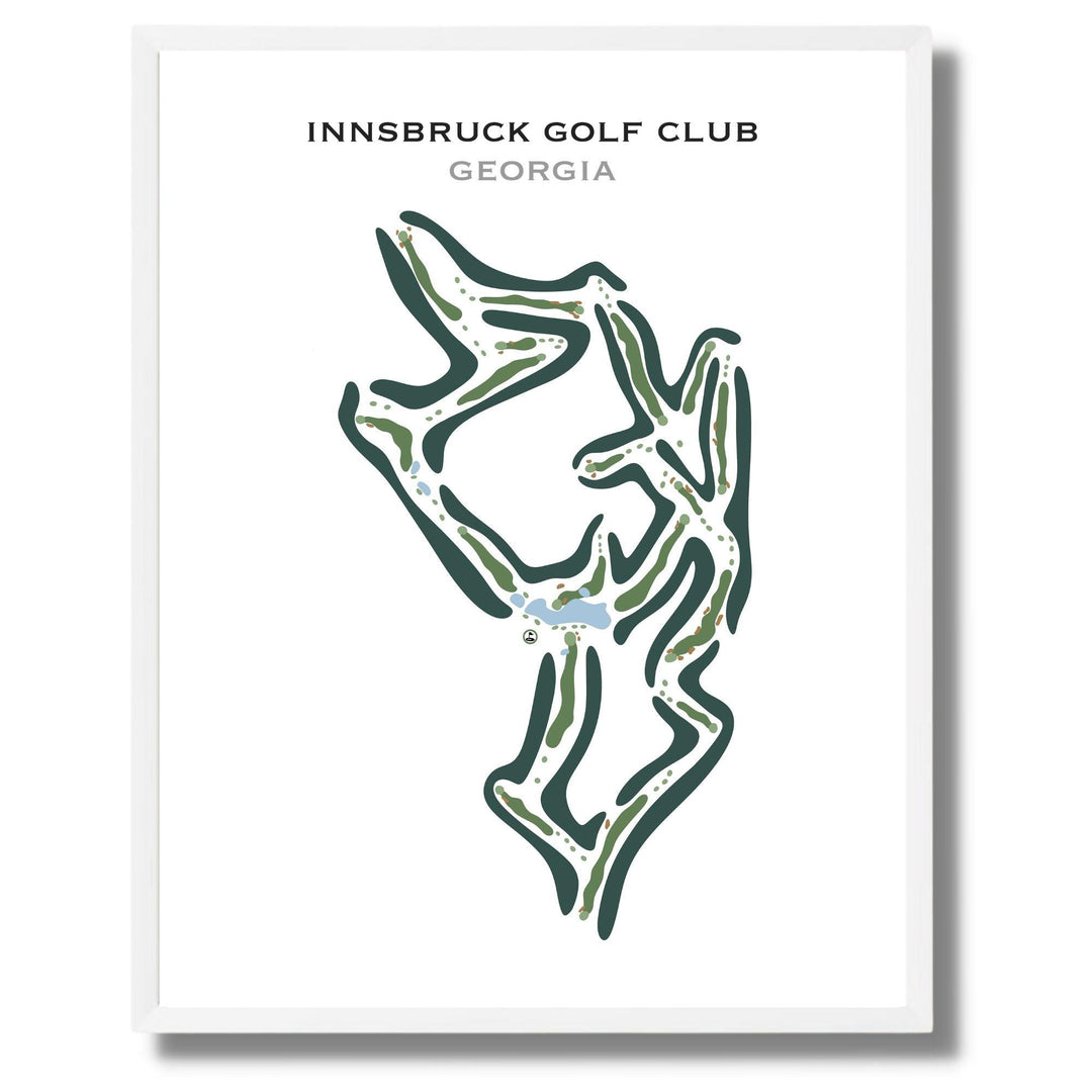 Innsbruck Golf Club, Georgia - Printed Golf Courses - Golf Course Prints