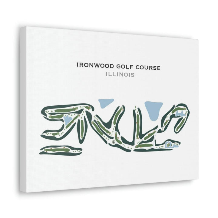 Ironwood Golf Course, Illinois - Printed Golf Courses - Golf Course Prints