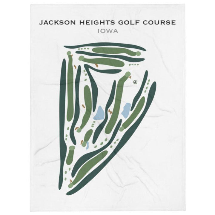 Jackson Heights Golf Course, Iowa - Printed Golf Courses - Golf Course Prints