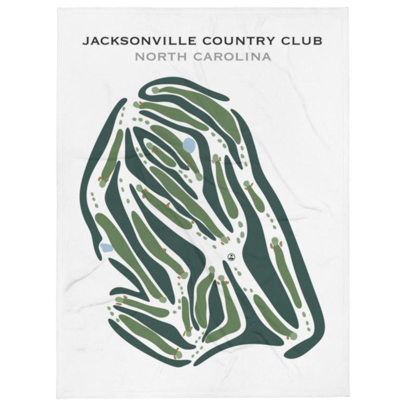 Jacksonville Country Club, North Carolina - Printed Golf Courses - Golf Course Prints