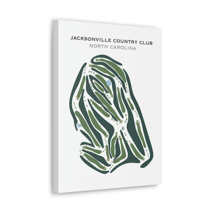 Jacksonville Country Club, North Carolina - Printed Golf Courses - Golf Course Prints