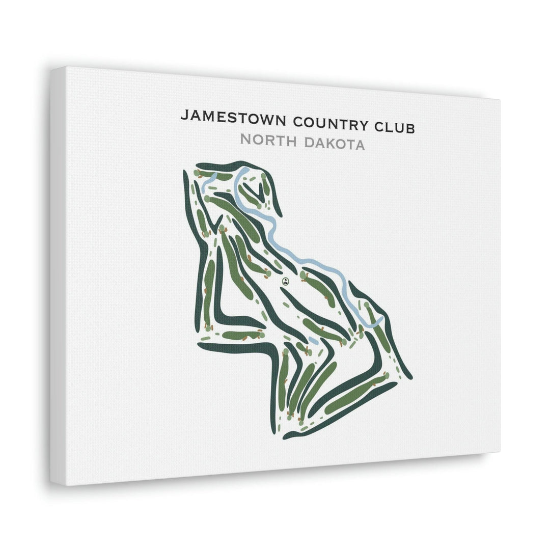 Jamestown Country Club, North Dakota - Printed Golf Courses - Golf Course Prints