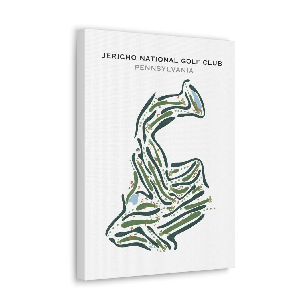 Jericho National Golf Club, Pennsylvania - Printed Golf Courses - Golf Course Prints