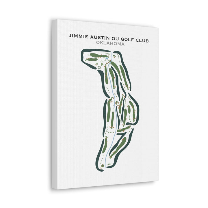 Jimmie Austin OU Golf Club, Oklahoma - Printed Golf Courses - Golf Course Prints