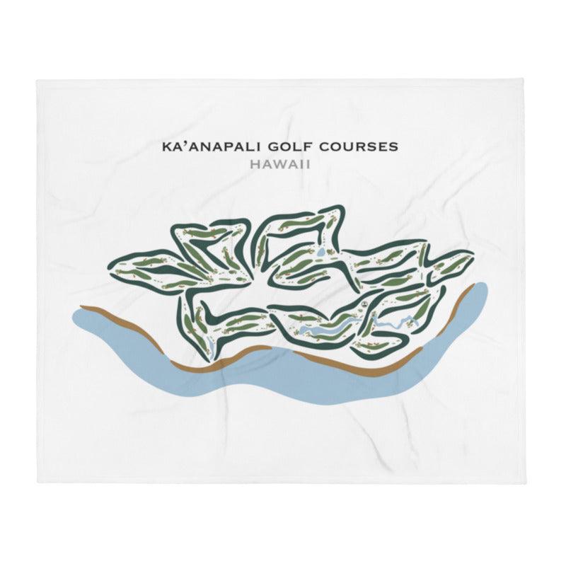 Ka'anapali Golf Courses, Hawaii - Printed Golf Courses - Golf Course Prints