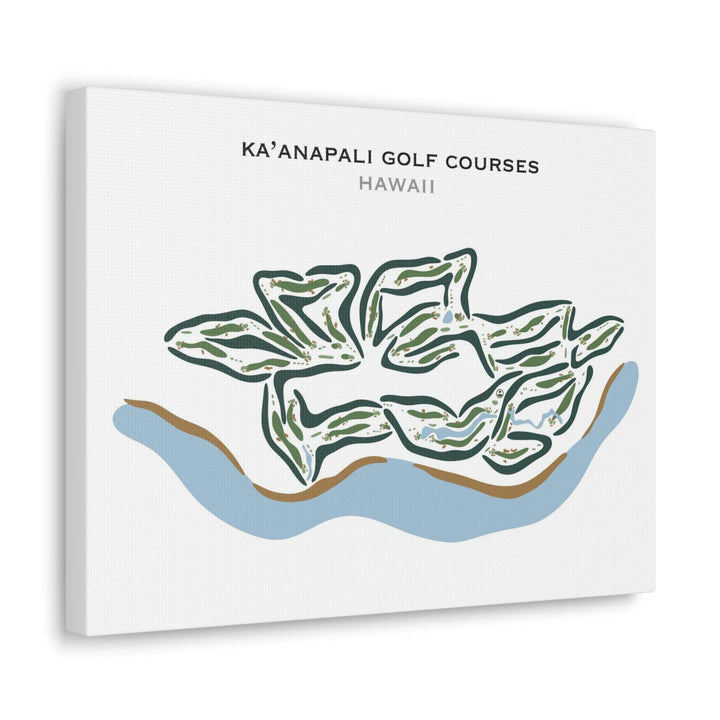 Ka'anapali Golf Courses, Hawaii - Printed Golf Courses - Golf Course Prints