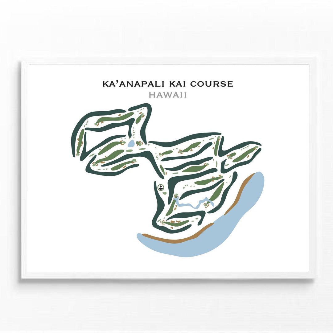 Ka’anapali Kai Course, Hawaii - Printed Golf Courses - Golf Course Prints