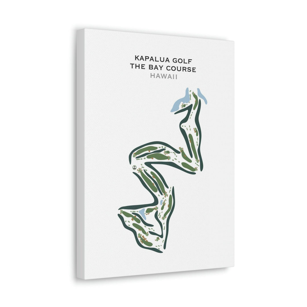 Kapalua Golf The Bay Course, Hawaii - Printed Golf Courses - Golf Course Prints