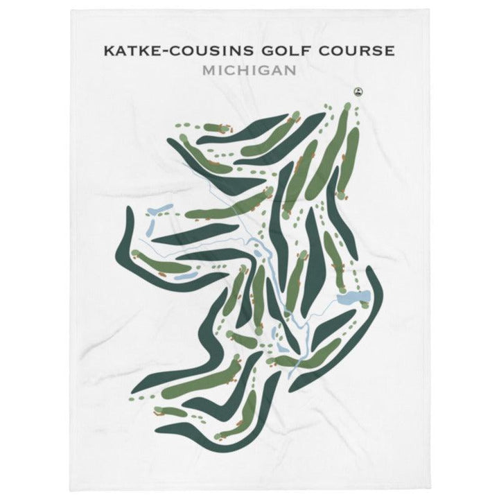 Katke - Cousins Golf Course, Michigan - Printed Golf Courses - Golf Course Prints