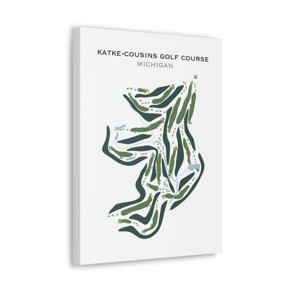 Katke - Cousins Golf Course, Michigan - Printed Golf Courses - Golf Course Prints