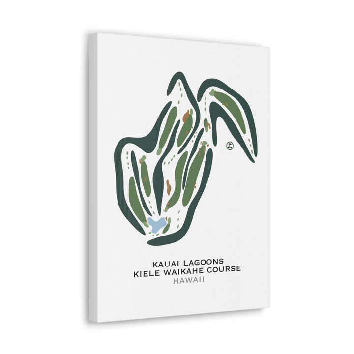 Kauai Lagoons Kiele Waikahe Course, Hawaii - Printed Golf Courses - Golf Course Prints