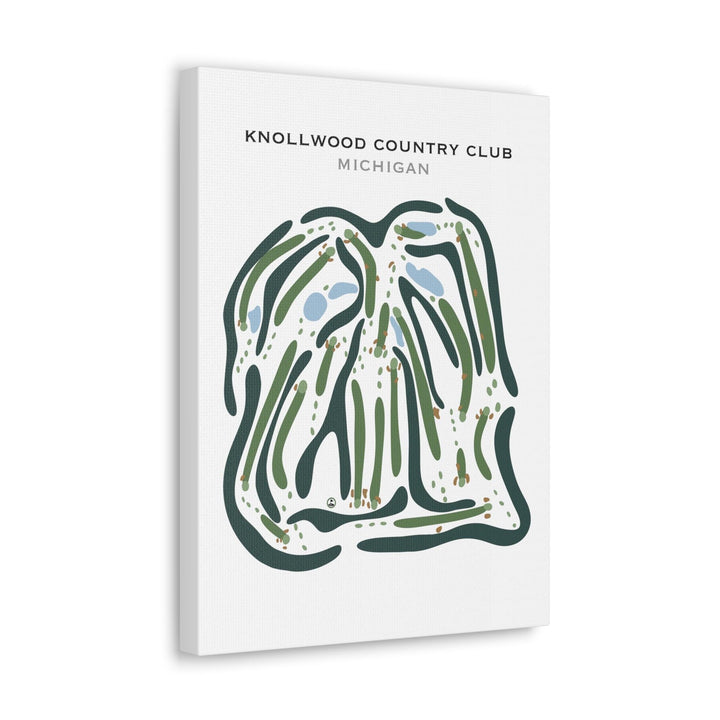 Knollwood Country Club, Michigan - Printed Golf Courses - Golf Course Prints