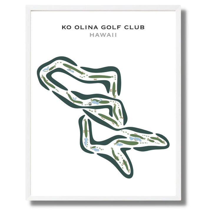 Ko Olina Golf Club, Hawaii - Printed Golf Courses - Golf Course Prints