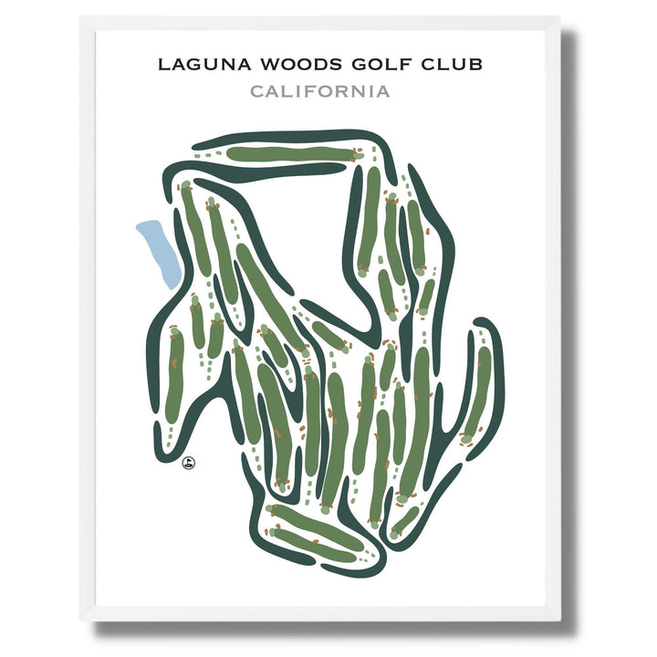 Laguna Woods Golf Club, California - Printed Golf Courses - Golf Course Prints