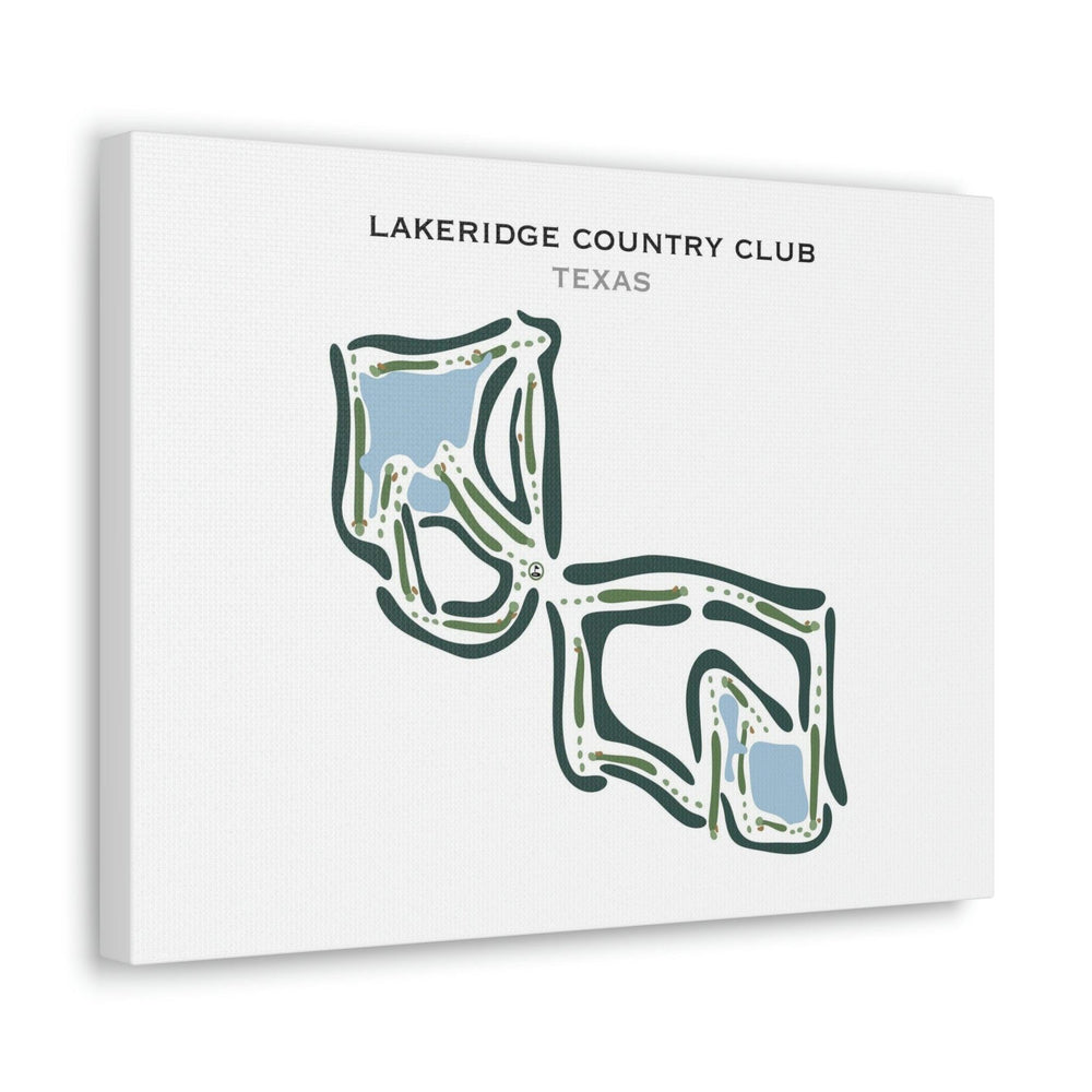 Lakeridge Country Club, Texas - Printed Golf Courses - Golf Course Prints