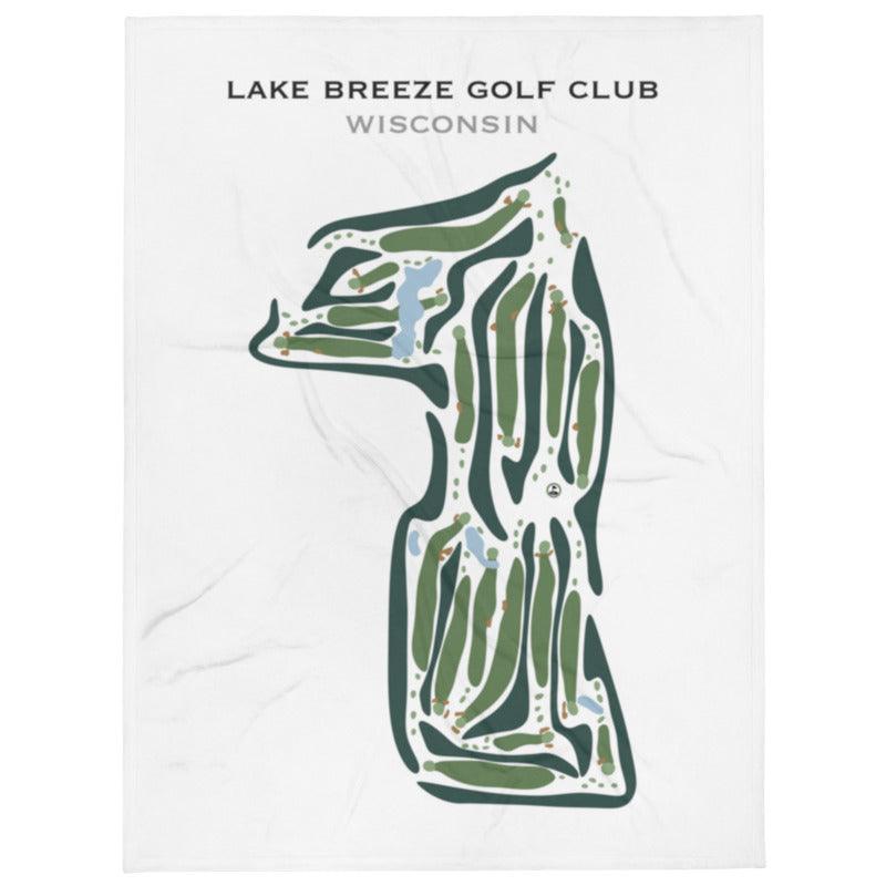 Lake Breeze Golf Club, Wisconsin - Printed Golf Courses - Golf Course Prints