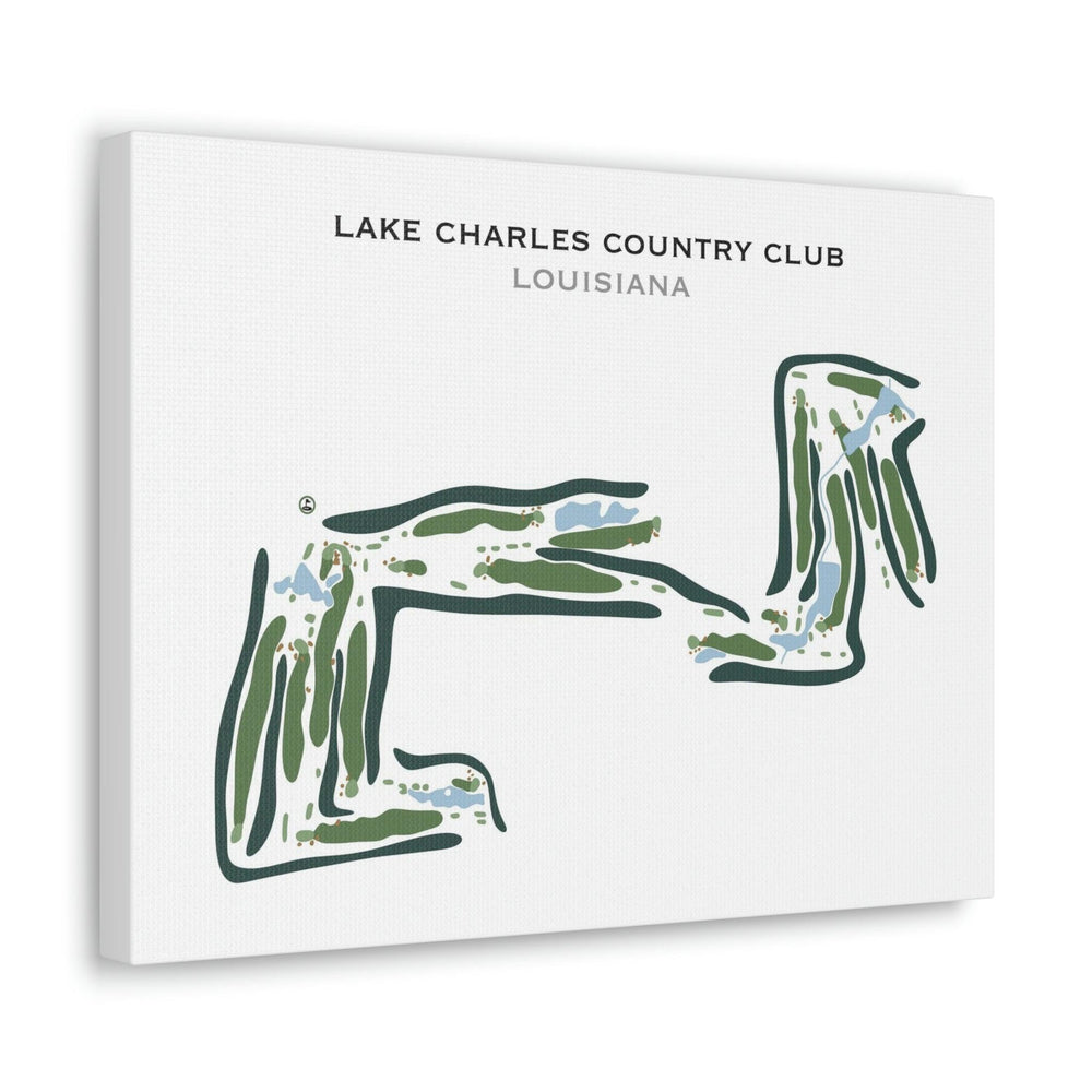 Lake Charles Country Club, Louisiana - Printed Golf Courses - Golf Course Prints