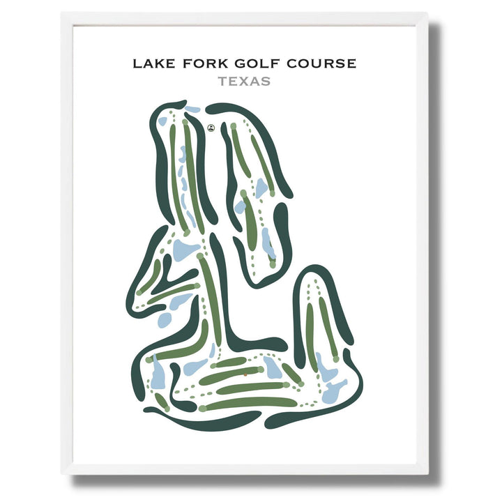 Lake Fork Golf Course, Texas - Printed Golf Courses - Golf Course Prints