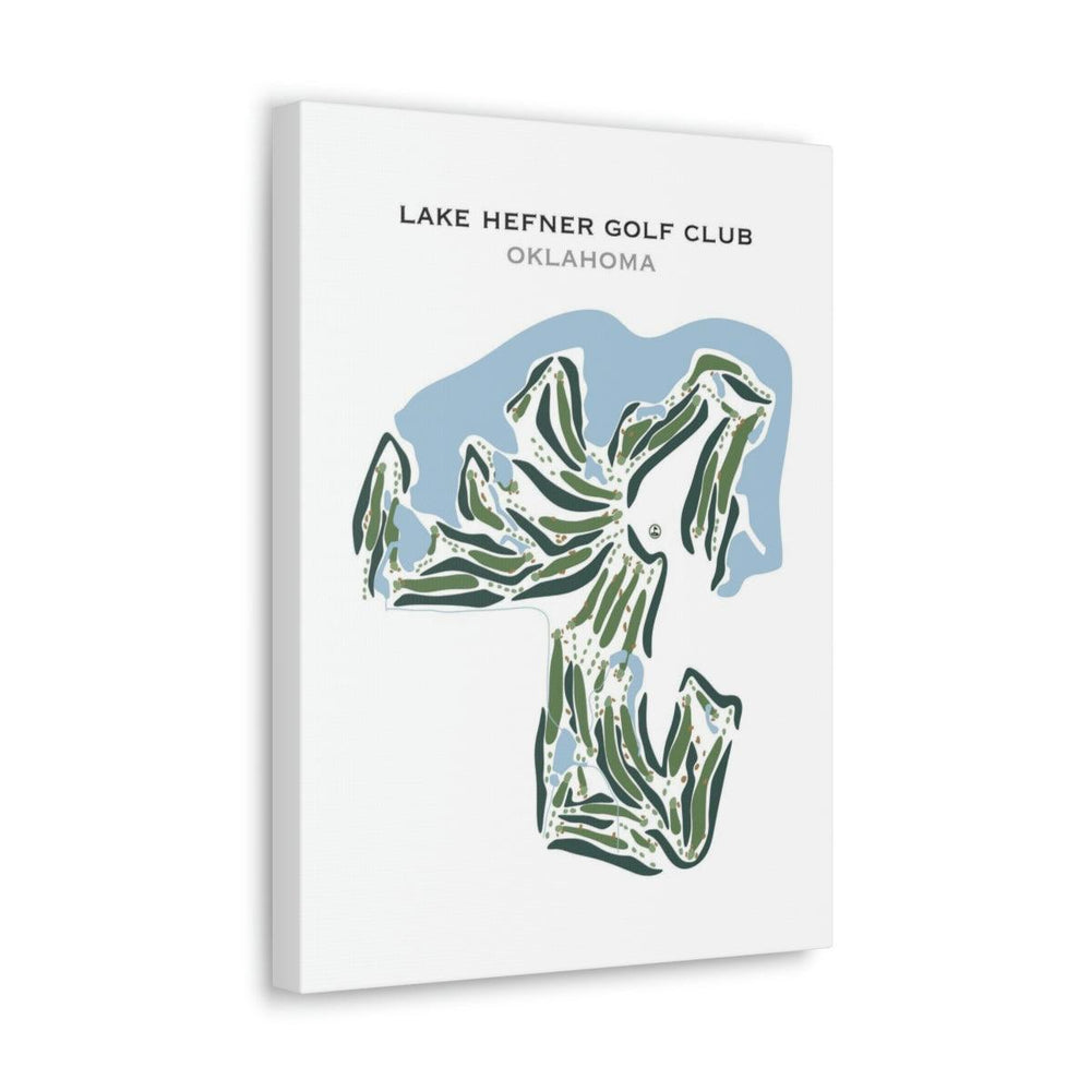Lake Hefner Golf Club, Oklahoma - Printed Golf Courses - Golf Course Prints