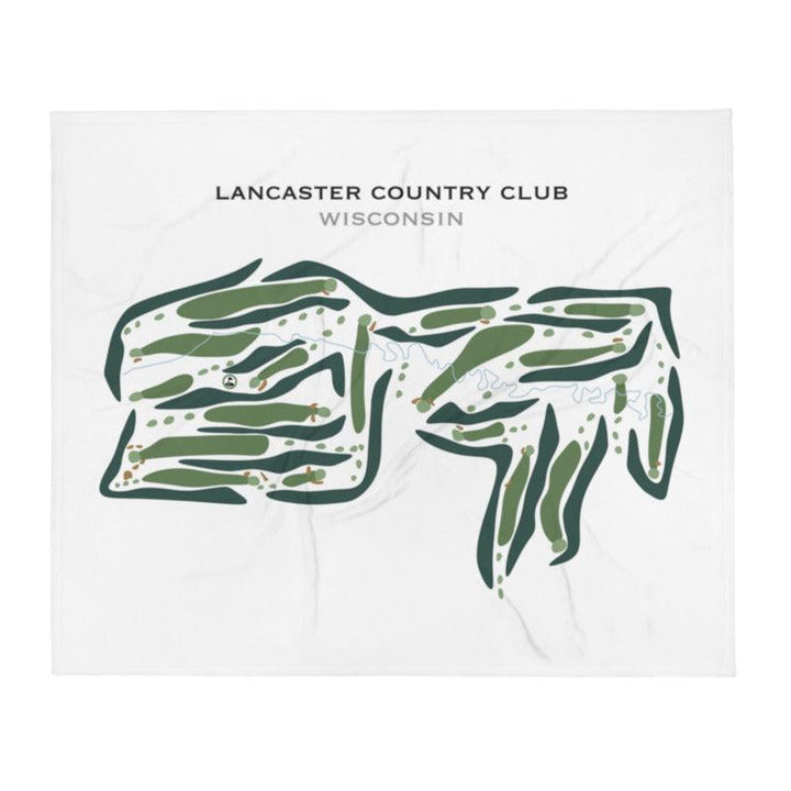 Lancaster Country Club, Wisconsin - Printed Golf Courses - Golf Course Prints