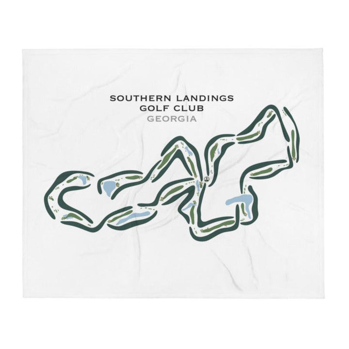 Landings Golf Club, Georgia - Printed Golf Courses - Golf Course Prints