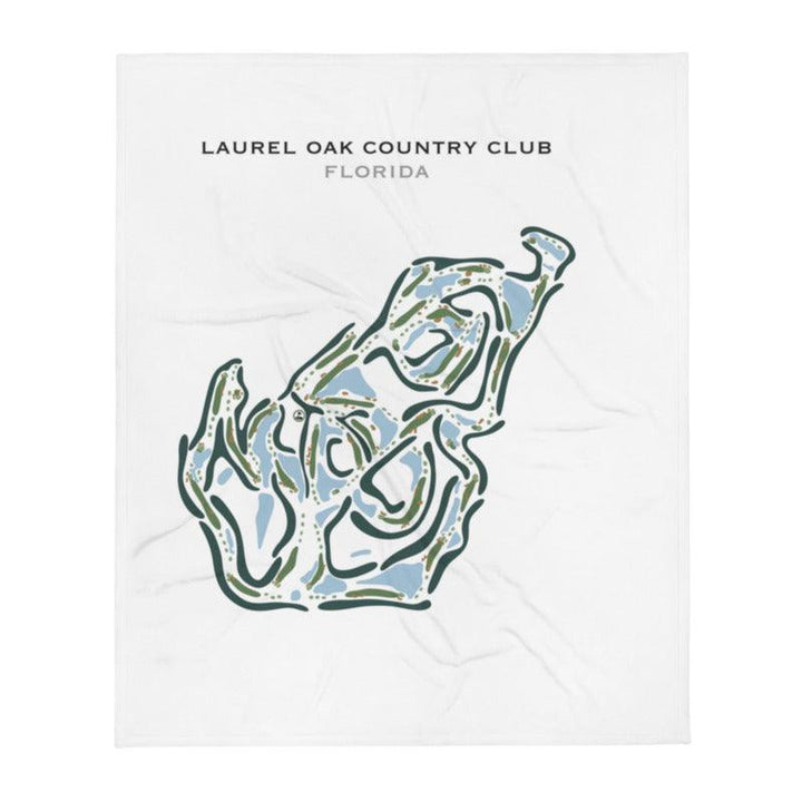 Laurel Oak Country Club, Florida - Printed Golf Courses - Golf Course Prints
