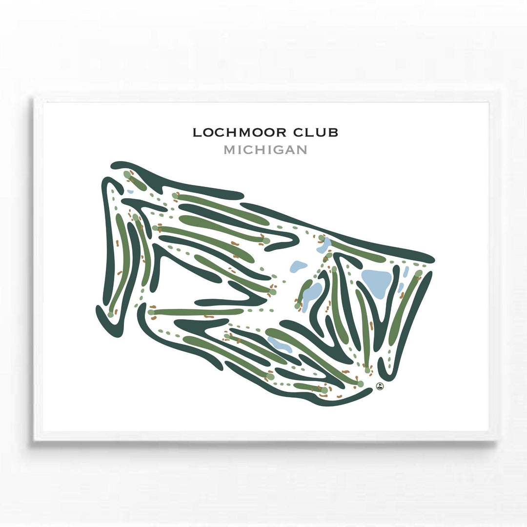 Lochmoor Club, Michigan - Printed Golf Courses - Golf Course Prints