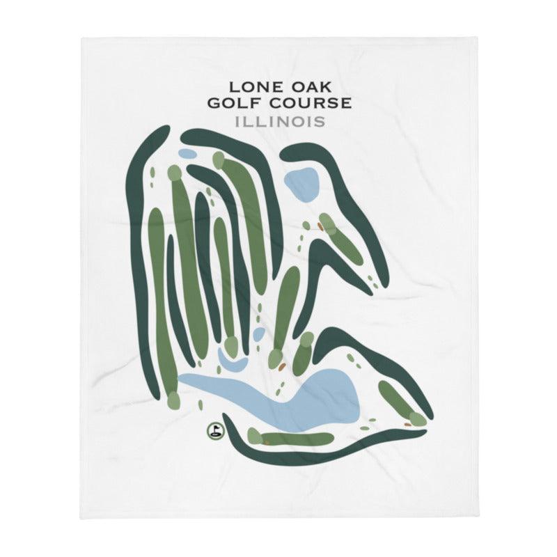 Lone Oak Golf Course, Illinois - Printed Golf Courses - Golf Course Prints