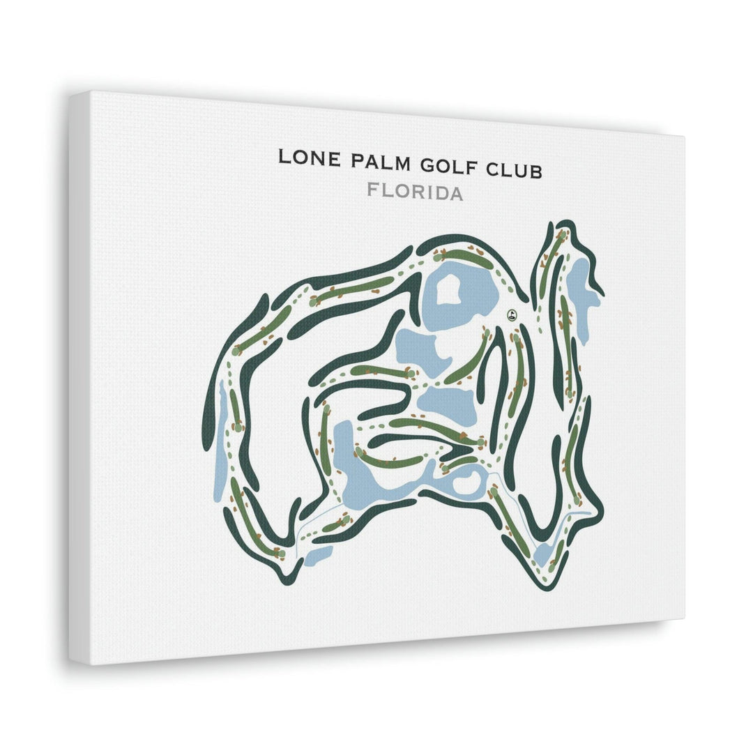 Lone Palm Golf Club, Florida - Printed Golf Courses - Golf Course Prints
