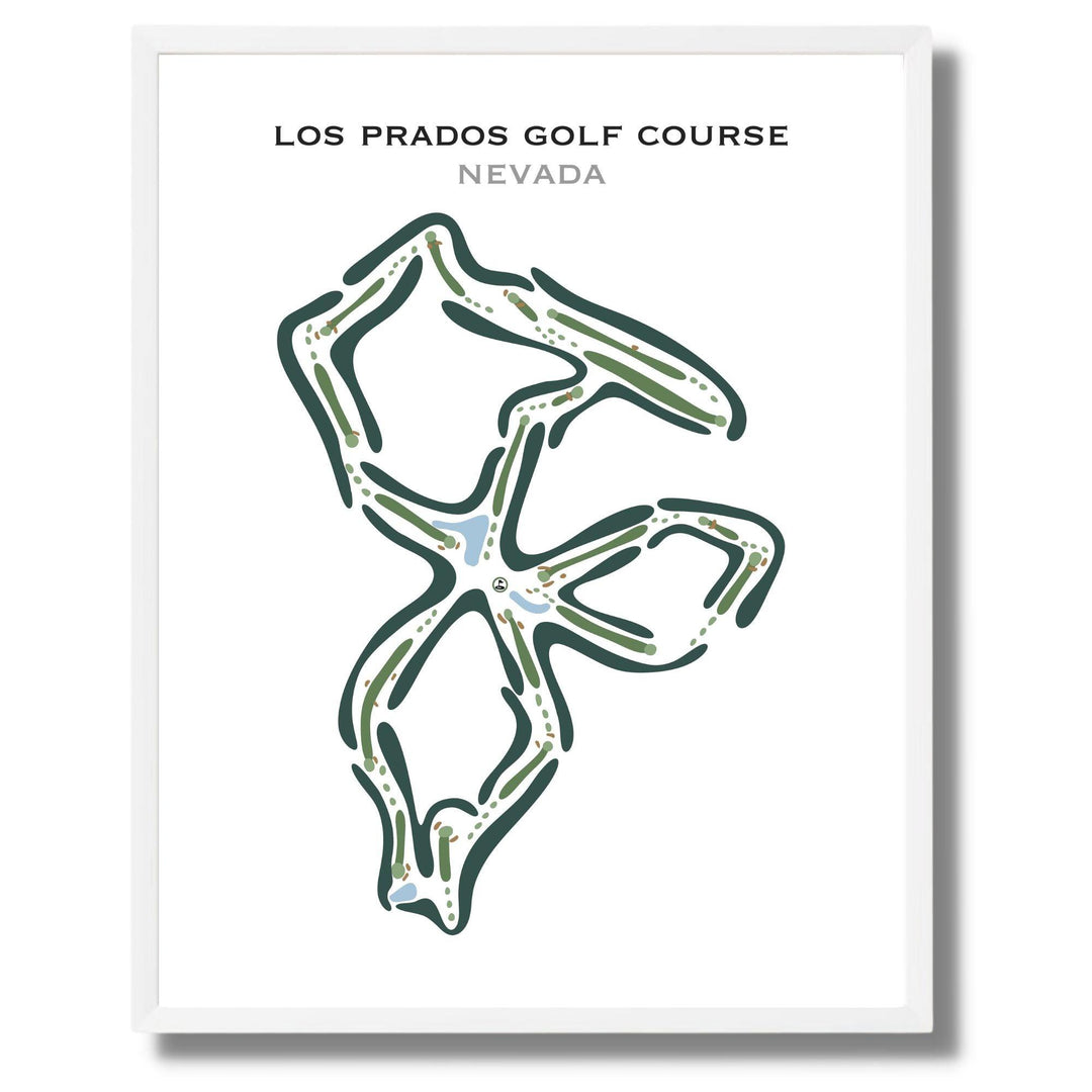 Los Prados Golf Course, Nevada - Printed Golf Courses - Golf Course Prints