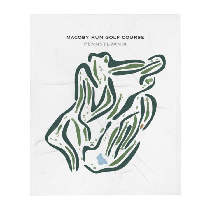 Macoby Run Golf Course, Pennsylvania - Printed Golf Courses - Golf Course Prints