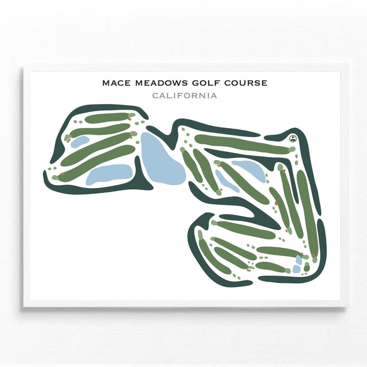 Mace Meadows Golf Course, California - Printed Golf Courses - Golf Course Prints