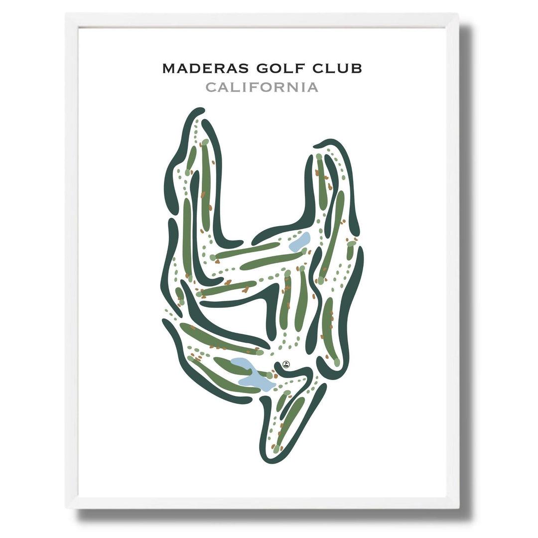 Maderas Golf Club, California - Printed Golf Courses - Golf Course Prints