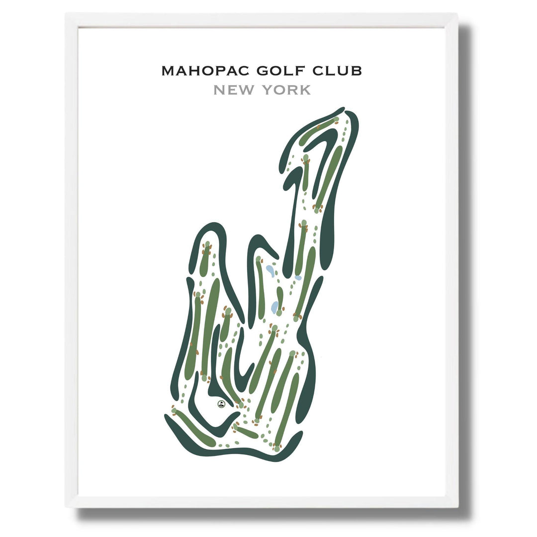 Mahopac Golf Club, New York - Printed Golf Courses - Golf Course Prints