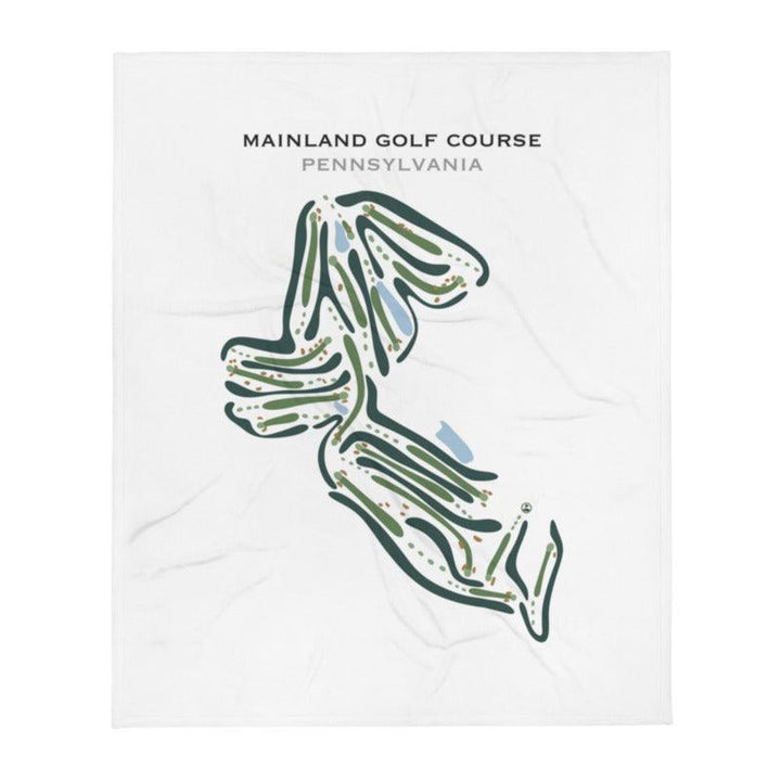 Mainland Golf Course, Pennsylvania - Printed Golf Courses - Golf Course Prints