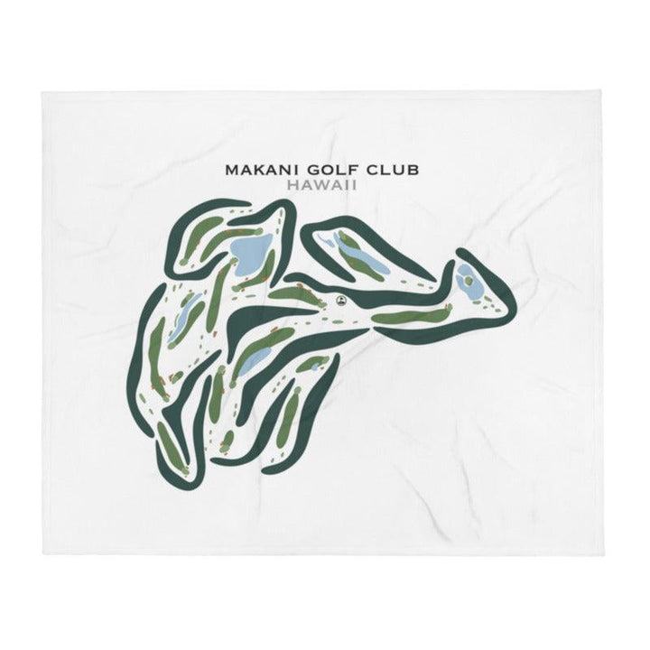 Makani Golf Club, Hawaii - Printed Golf Courses - Golf Course Prints