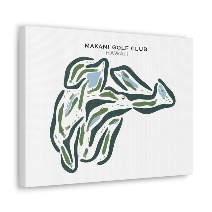 Makani Golf Club, Hawaii - Printed Golf Courses - Golf Course Prints
