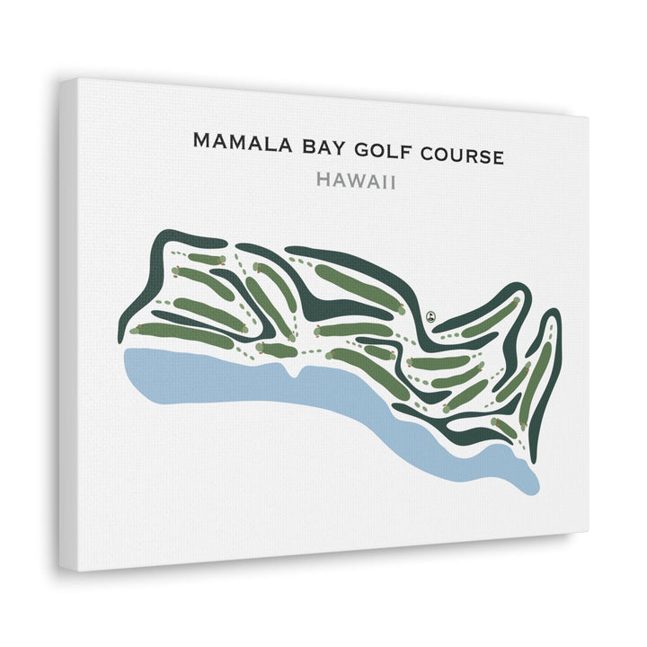 Mamala Bay Golf Course, Hawaii - Printed Golf Courses - Golf Course Prints