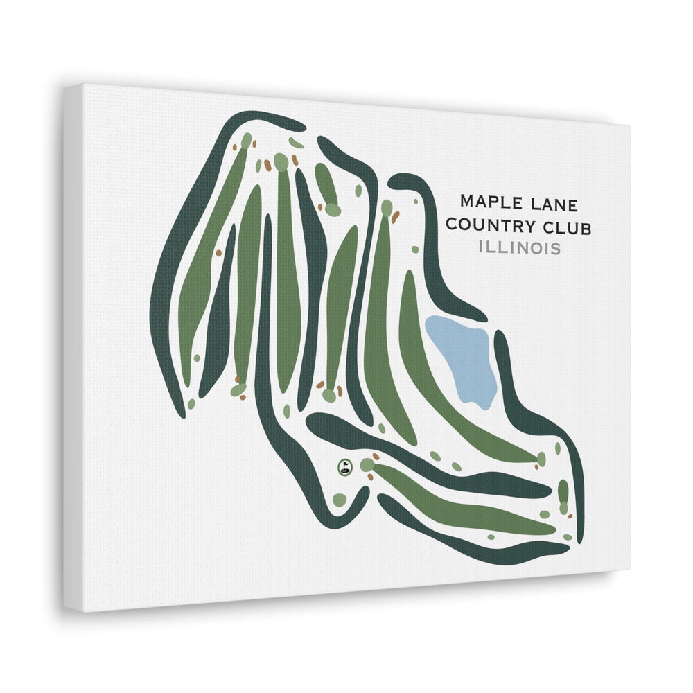 Maple Lane Country Club, Illinois - Printed Golf Courses - Golf Course Prints