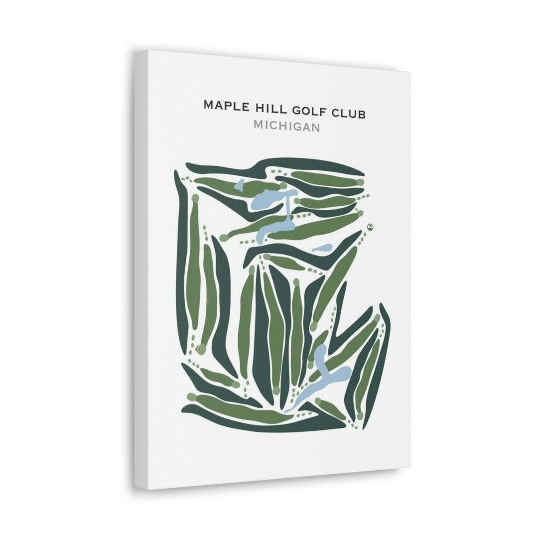 Maple Hill Golf Club, Michigan - Printed Golf Courses - Golf Course Prints