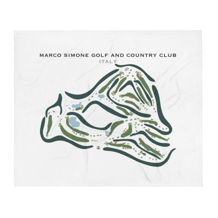 Marco Simone Golf & Country Club, Italy - Printed Golf Courses - Golf Course Prints