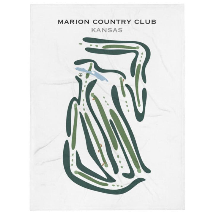 Marion Country Club, Kansas - Printed Golf Courses - Golf Course Prints